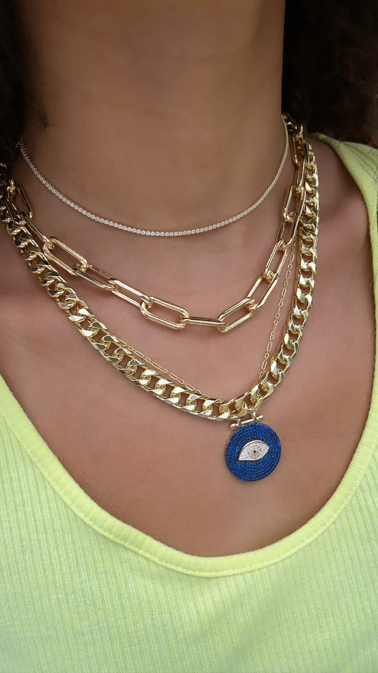 1.5mm Thin Tennis Necklace