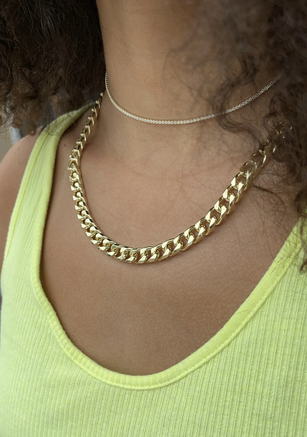 1.5mm Thin Tennis Necklace