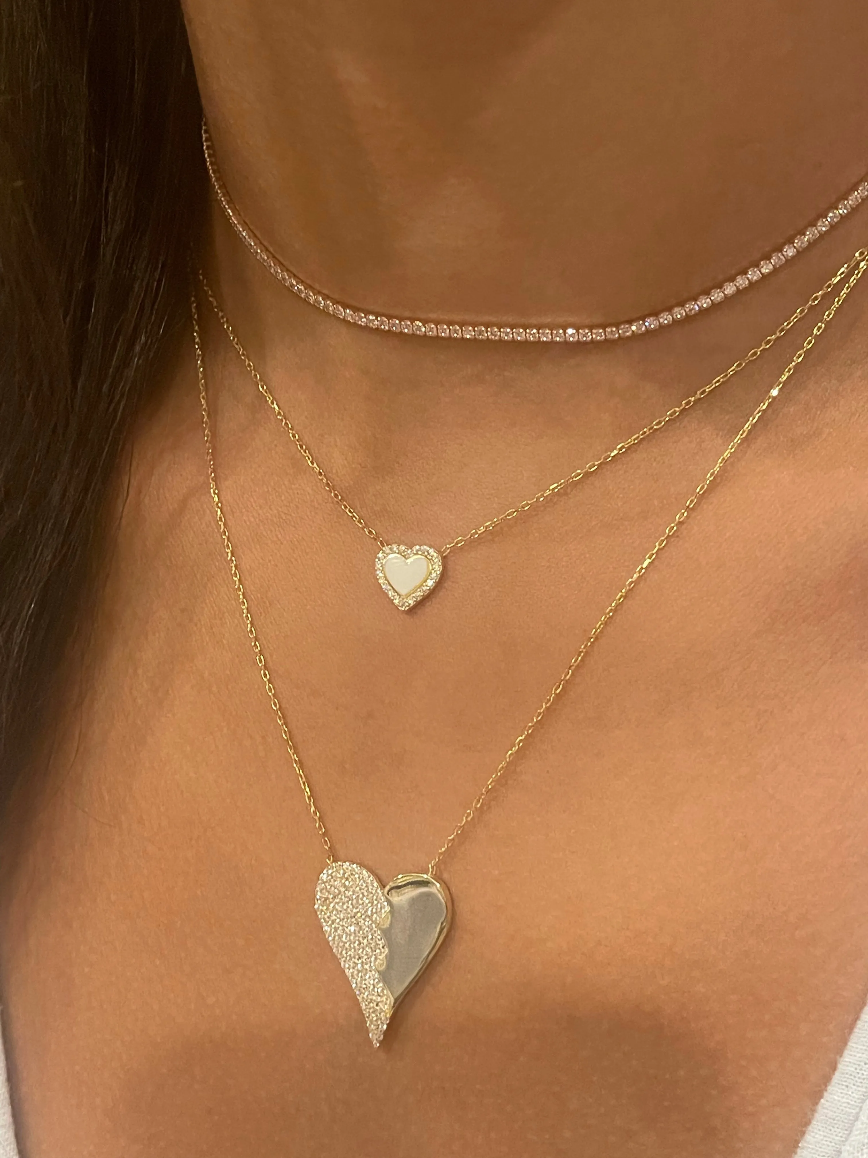 1.5mm Thin Tennis Necklace