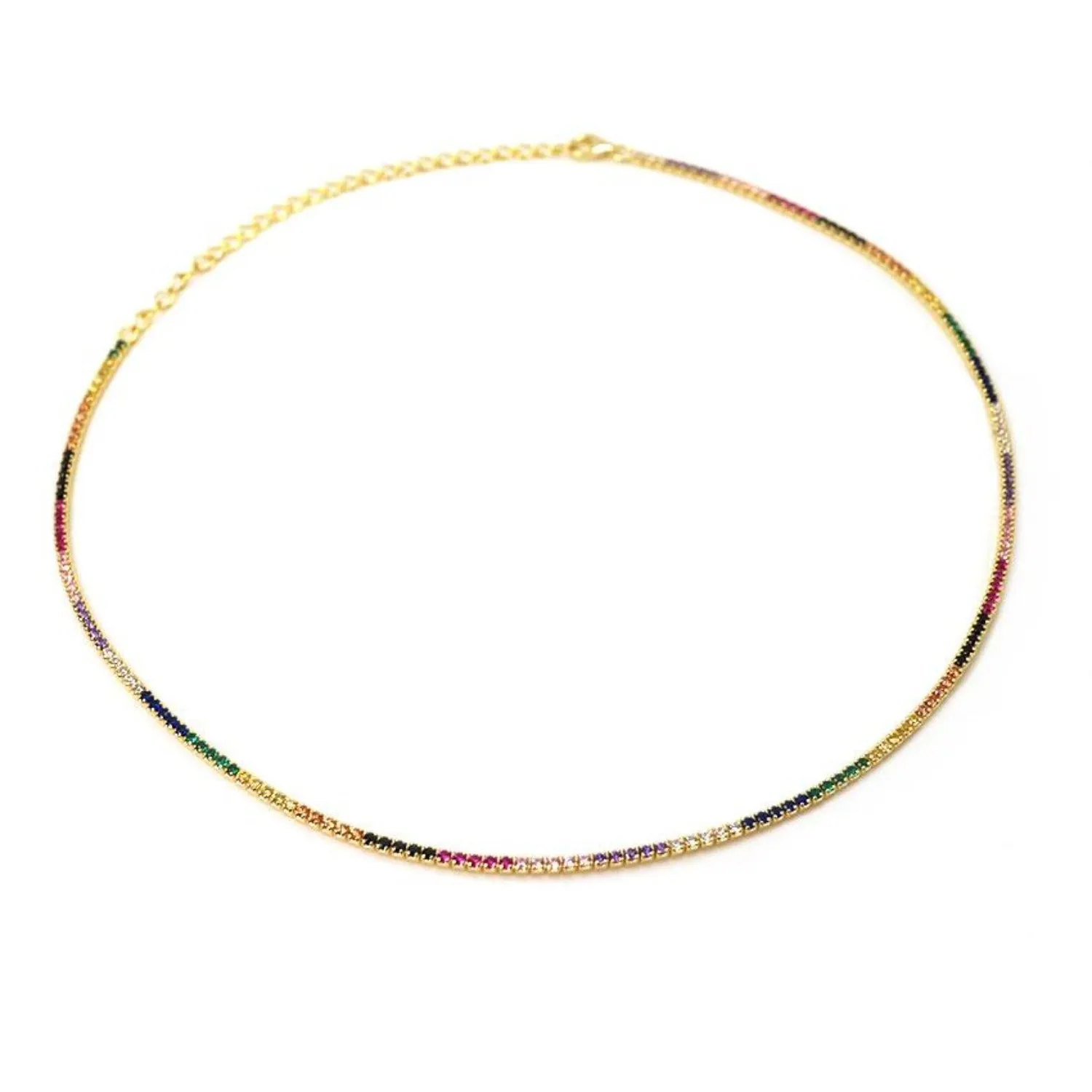 1.5mm Thin Tennis Necklace