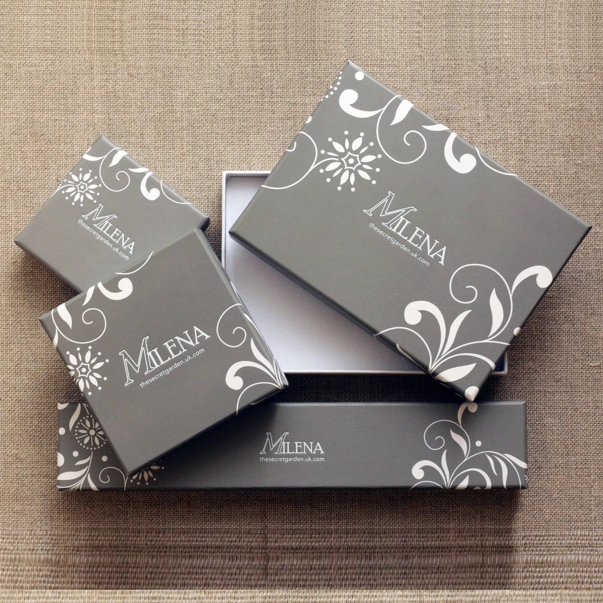 Banyan Sterling Silver Contemporary Flower Studs