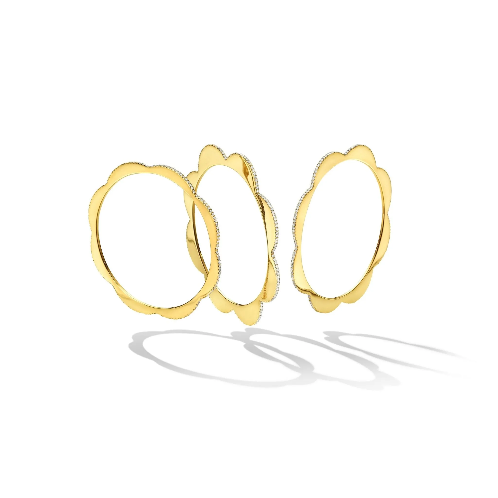 BLOOM Bangle Bracelet Large Petals