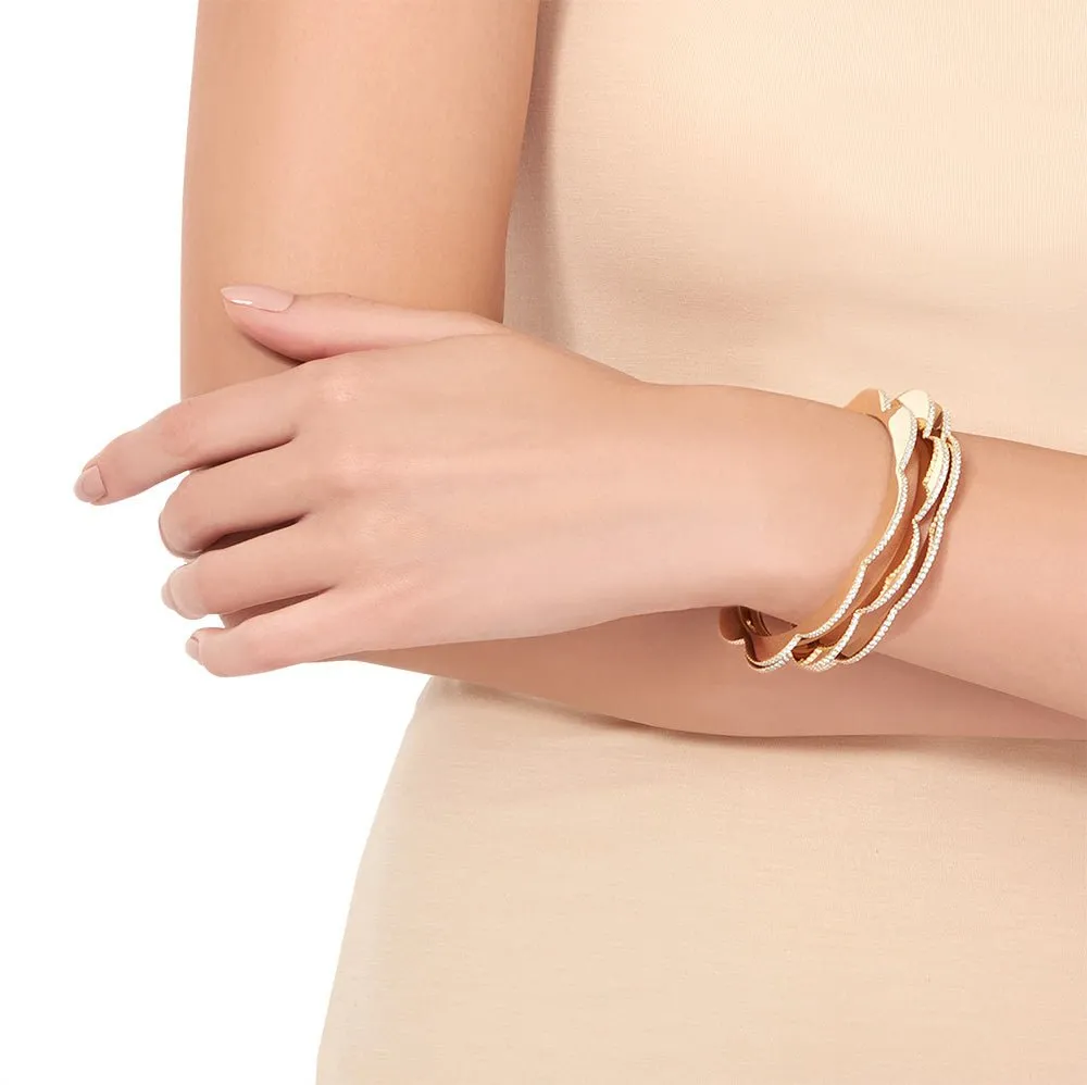 BLOOM Bangle Bracelet Large Petals