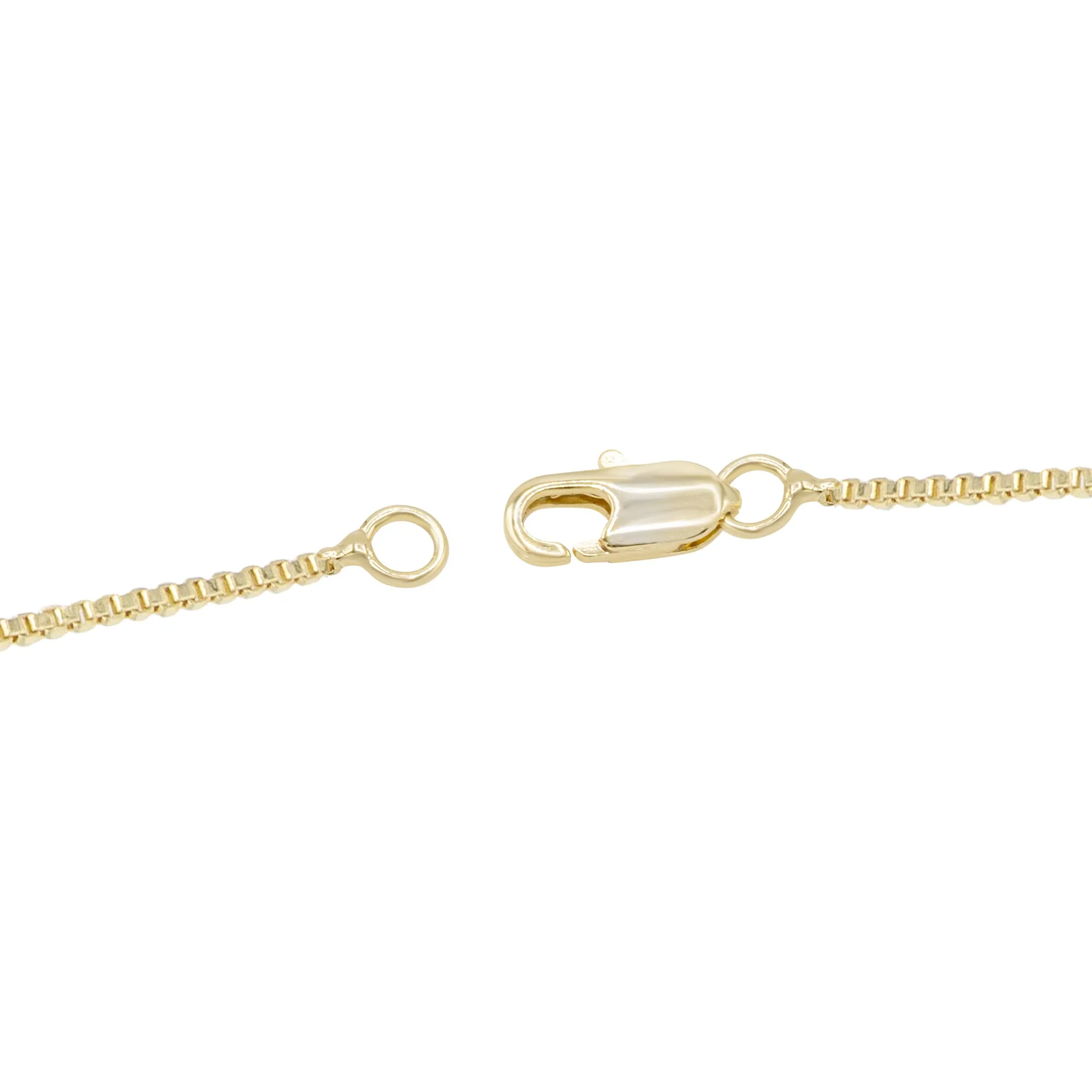 Butterfly 4 Cubic Zirconia Pendant With 14K Gold Filled Necklace Set