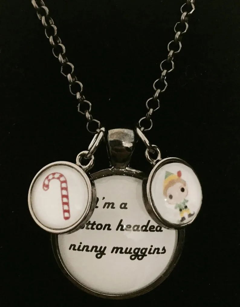 Cotton Headed Ninny Muggins Necklace