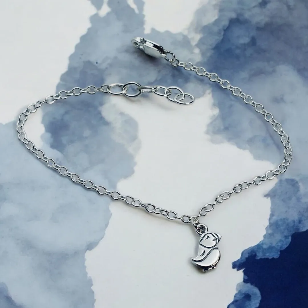 Peedie Puffin Charm Bracelet