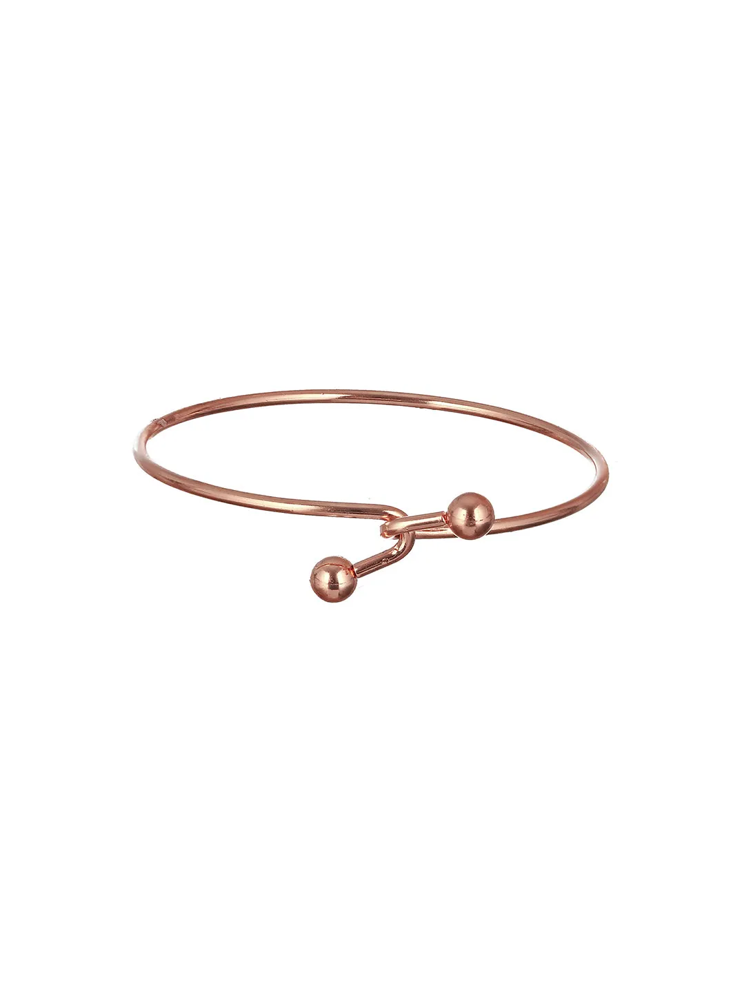 Rose Gold-Plated Cuff Bracelet